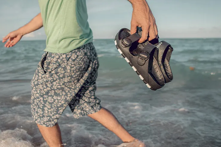 HORIZON CHECK SANDALS MEN Closed Toed Wedge Sandals