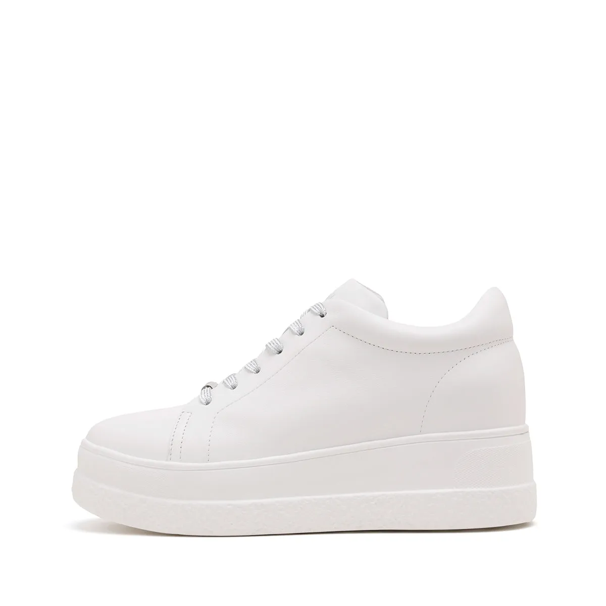MILLIE'S Off-white leather casual shoes (Women) Casual Relax Shoes