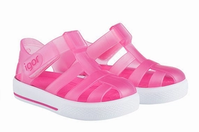 Sandals In Exuma Igor S10171 Girl's Star Sandal - Fuchsia