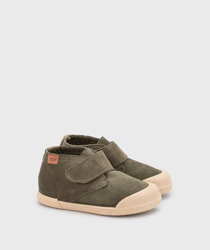 Igor Boy's and Girl's Barefoot Tui Chukka Boots - Musgo Tiger Runner Casual Shoes