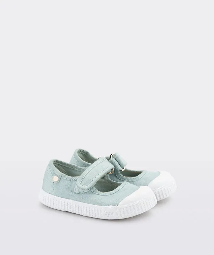 Casual Shoes Mens Igor Girl's Irene Mary Jane Shoes - Menta