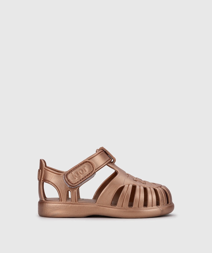 Havana Sandals Igor Boy's And Girl's Tobby Metal Sandals - Bronce