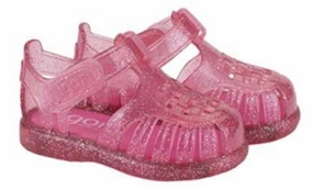 Igor Girl's Tobby Gloss Glitter Sandals - Fucsia Tiva Sandals