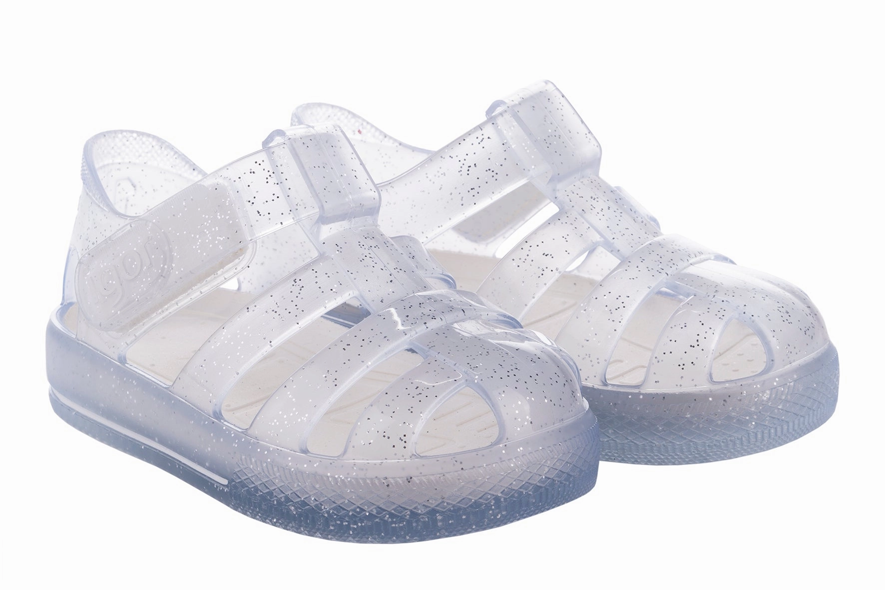 Sandals Royal Caribbean Resort Jamaica Reviews Igor S10265 Star Glitter Sandal - Cr. Transparente