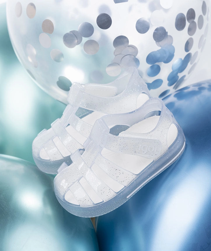 Igor S10265 Star Glitter Sandal - Cr. Transparente Shop Sandals