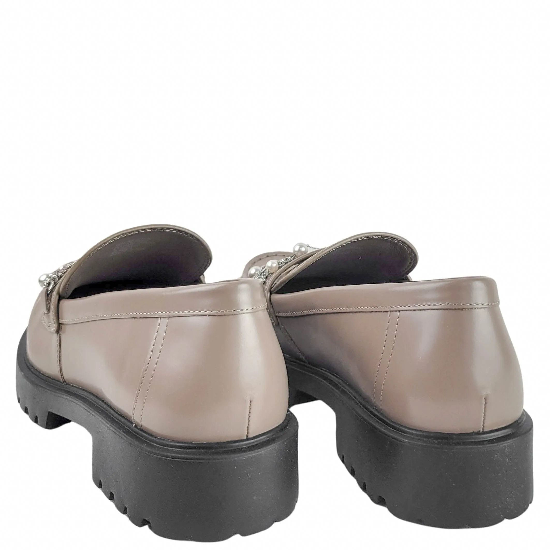 Tory Burch Embellished Loafers in Dark Elk Best Mtb Shoe