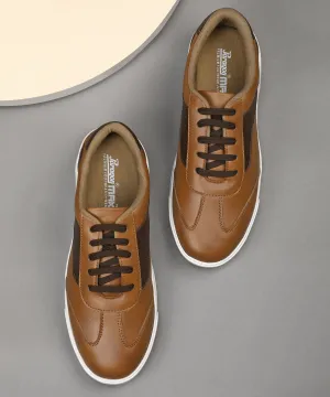 Wellcare Silver Sneakers Paragon K1012G Men Casual Shoes | Stylish Walking Outdoor Shoes for Everyday Wear | Smart & Trendy Design  | Comfortable Cushioned Soles Tan