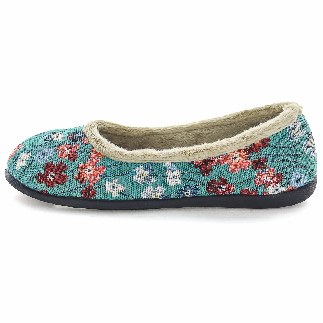 Bear Slippers With Claws Panda Elgin Women's Slippers - Green Floral