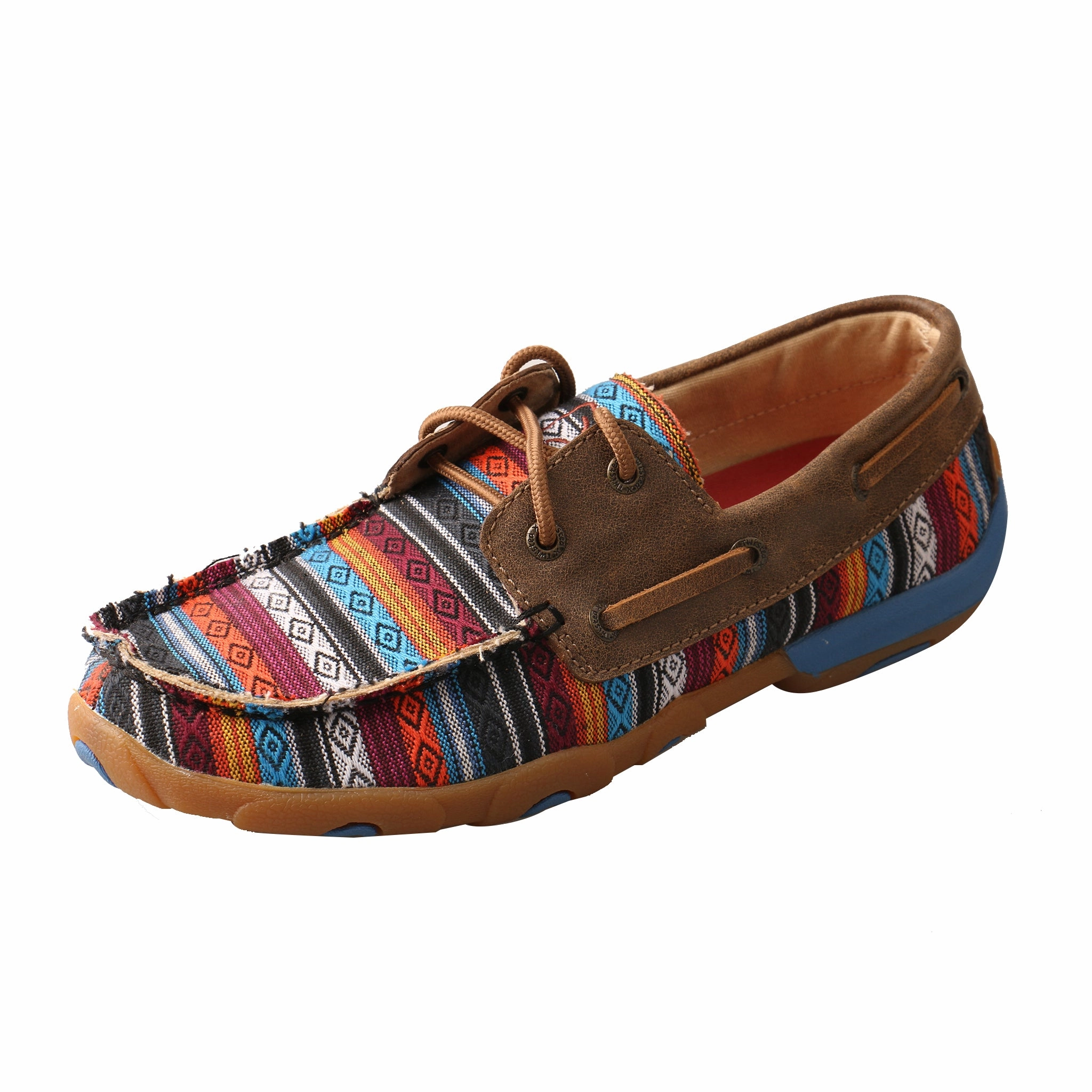 'Twisted X' Women's Driving Moccasin - Serape / Bomber Marathon Sports Running Shoes