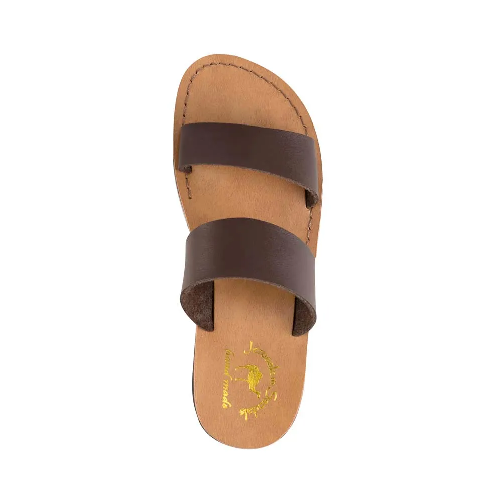 Aviv Vegan - Leather Alternative Sandal | Brown Pali Sandals