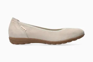 Flat Dress Up Shoes Emilie - Light Taupe