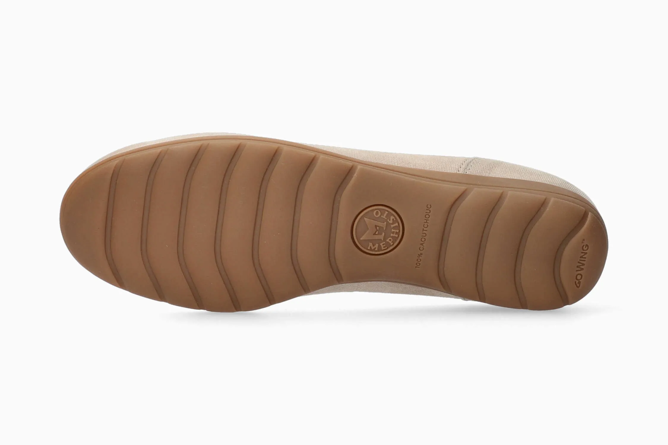 Emilie - Light Taupe Thick Soled Flat Shoes