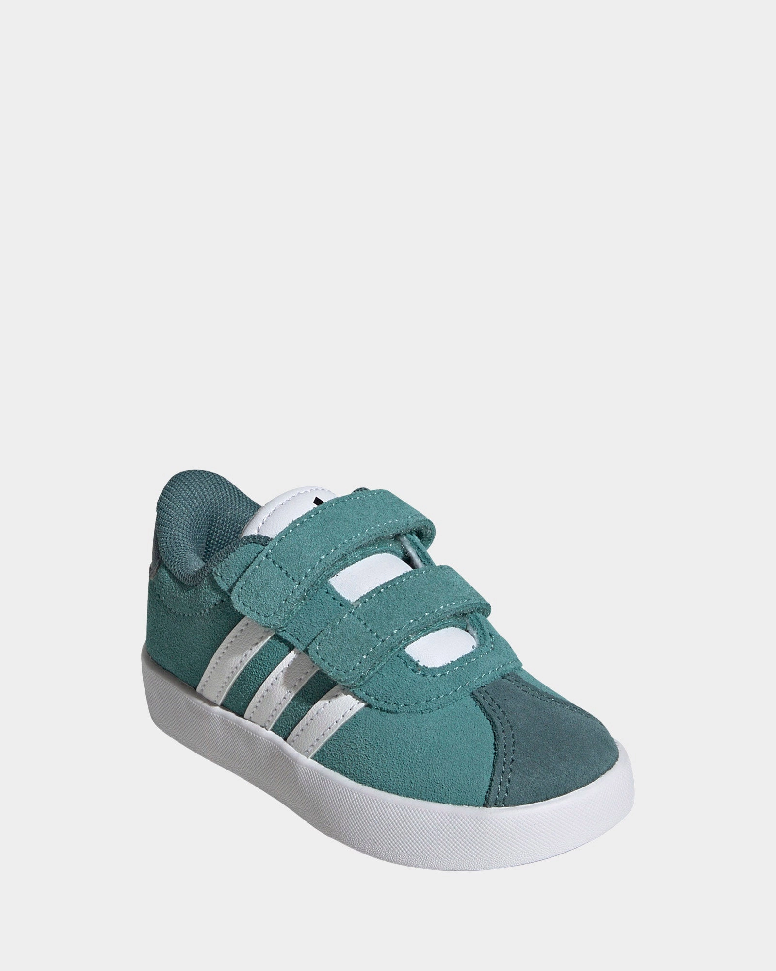 Extra Wide Slip On Sneakers Vl Court 3.0 Self-Fastening Infant Teal/White/Teal