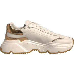 Dolce & Gabbana White Gold Daymaster Low Top Sneakers Shoes Sneakers Dsw