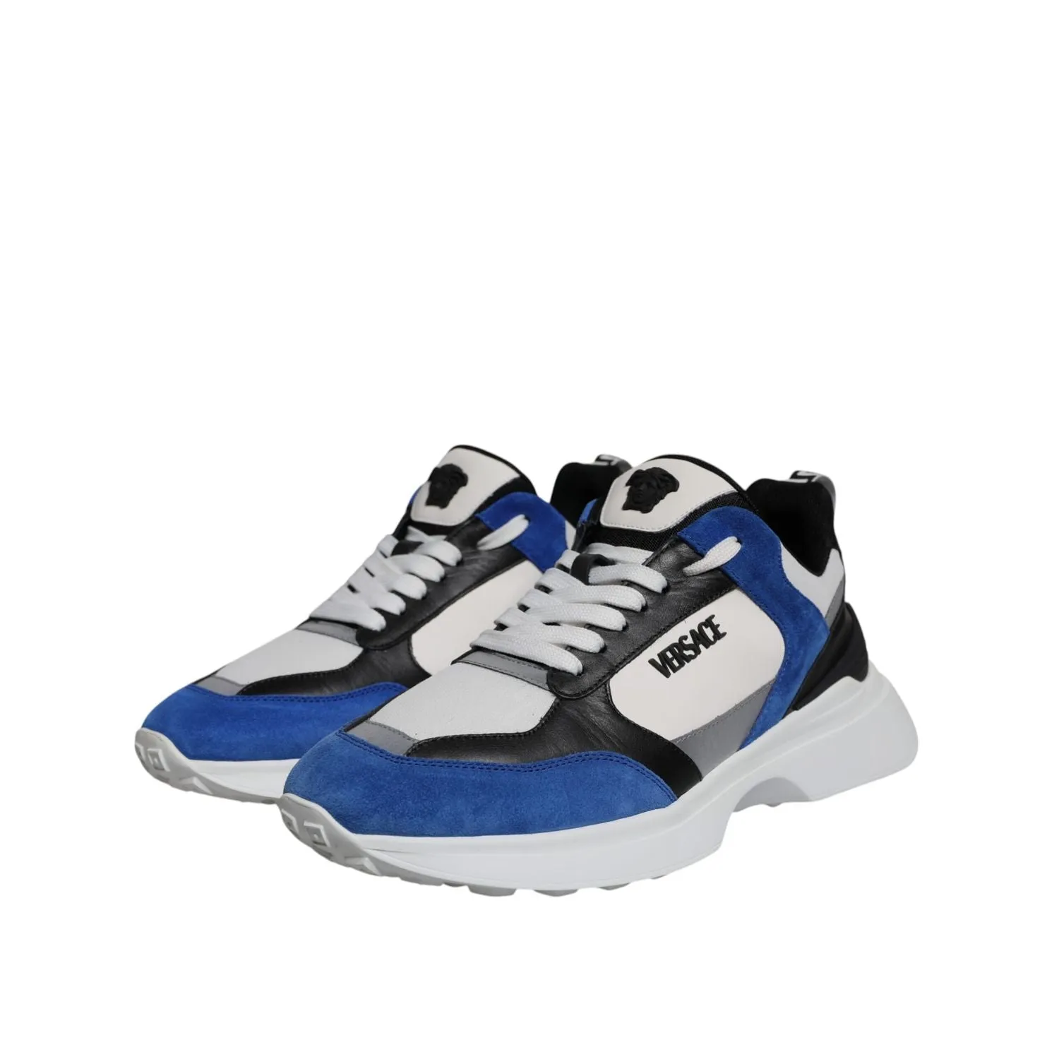 Everlane Sneakers Versace Multicolor Canvas Quad Fabric Medusa Low Top Sneakers Shoes