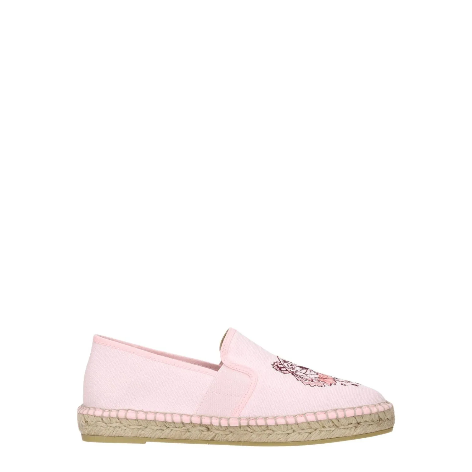 Kenzo Pink Fabric Espadrilles Badminton Shoes For Flat Feet