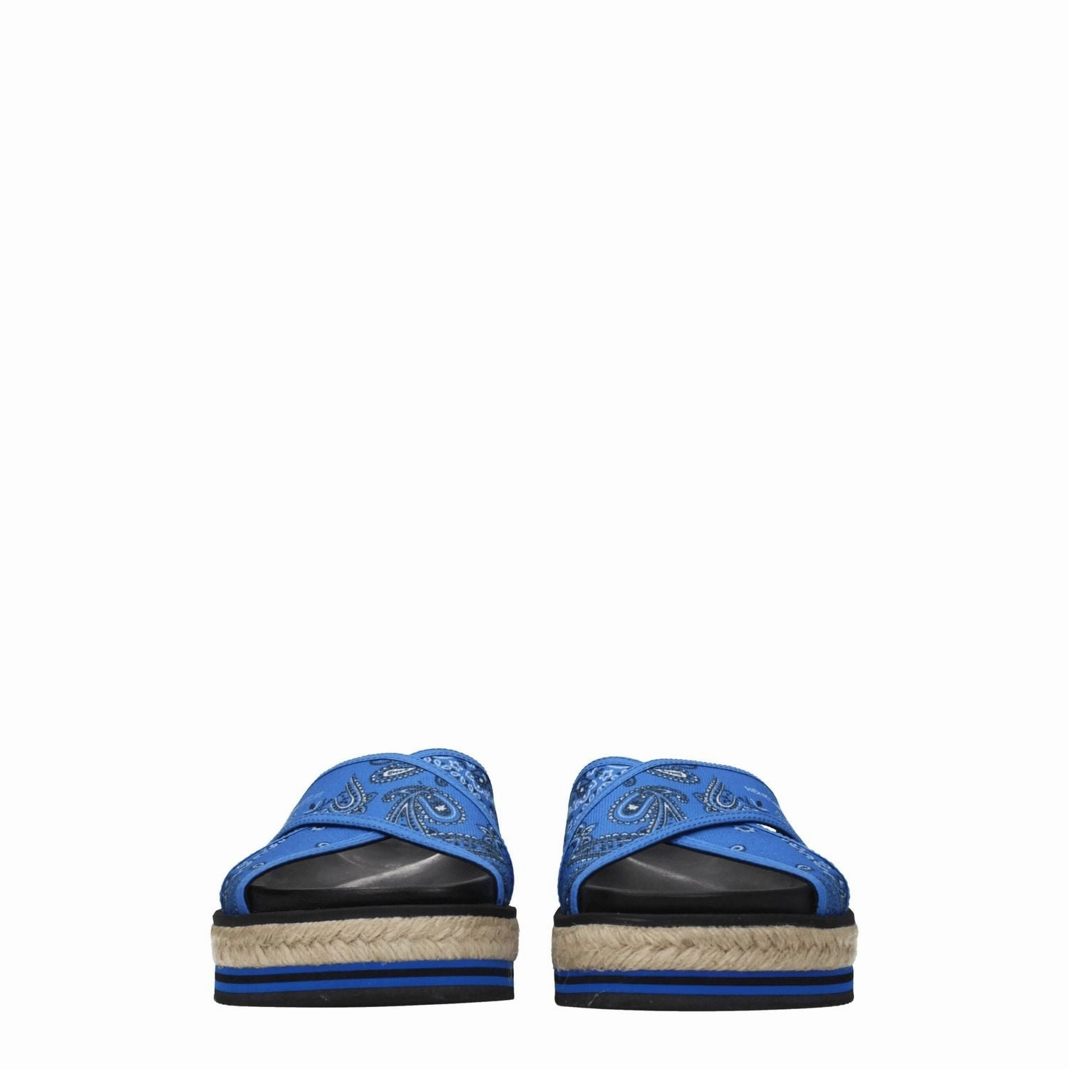 Best House Slippers With Arch Support Kenzo Blue Fabric Slippers