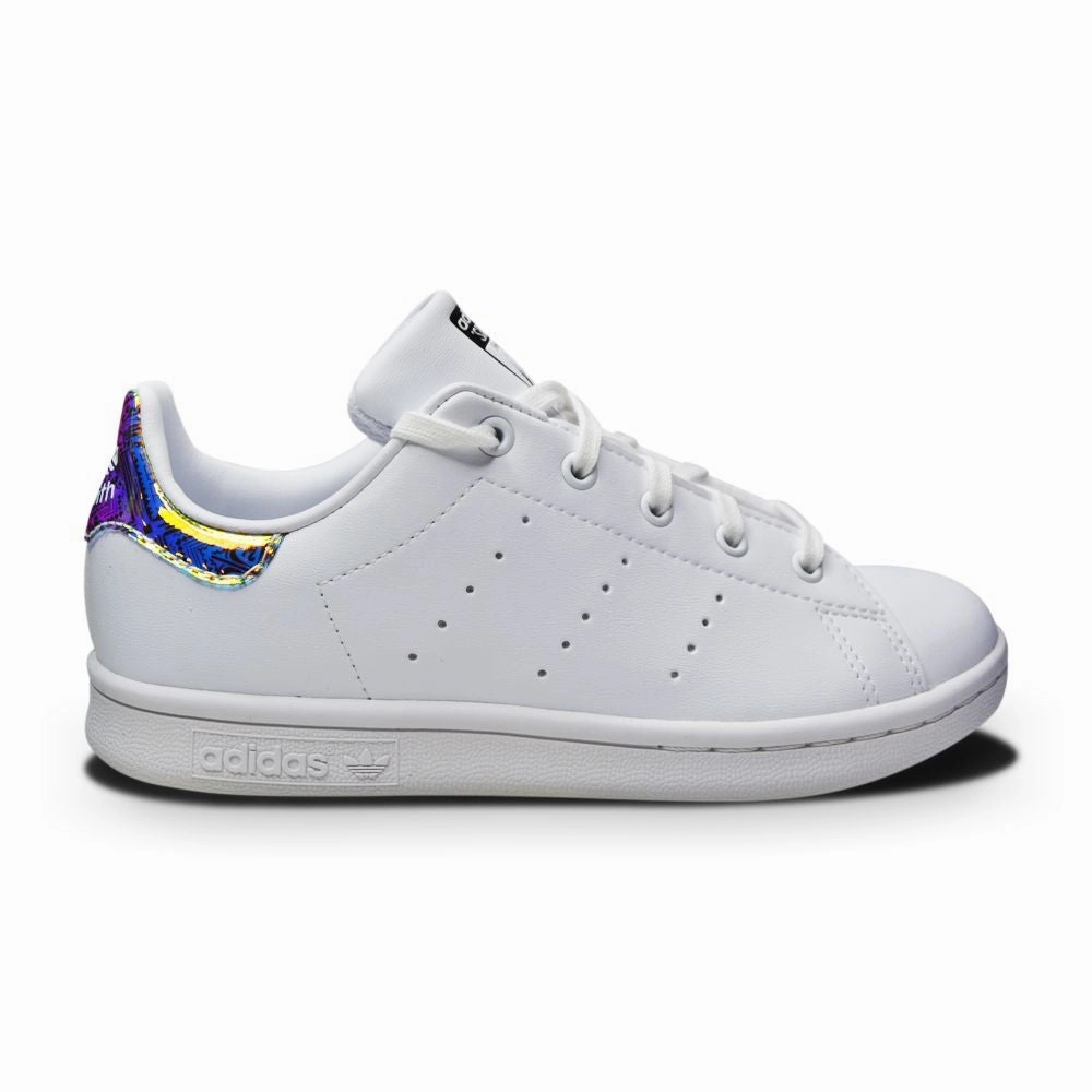 Adidas Running Shoes Minimalist Kids Adidas Stan Smith C - GZ5584 - White White Black