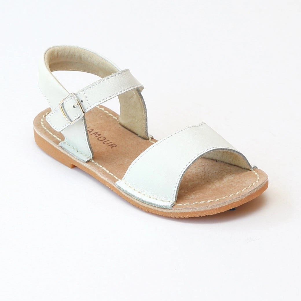 L'Amour Girls Open Toe Leather Sandal Original Universal Sandals