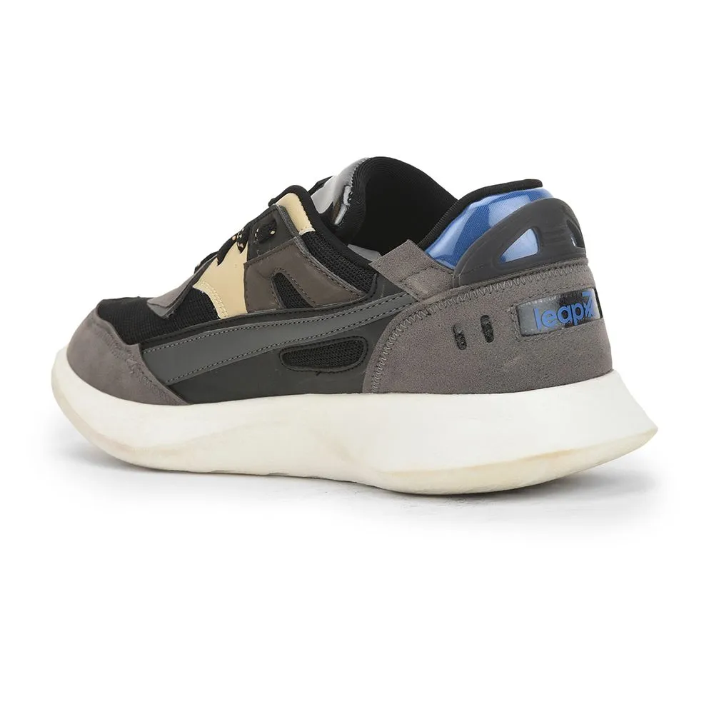 Casual Clog Shoes Leap7x Lacing Black Casual Shoes For Men MENTOR By Liberty