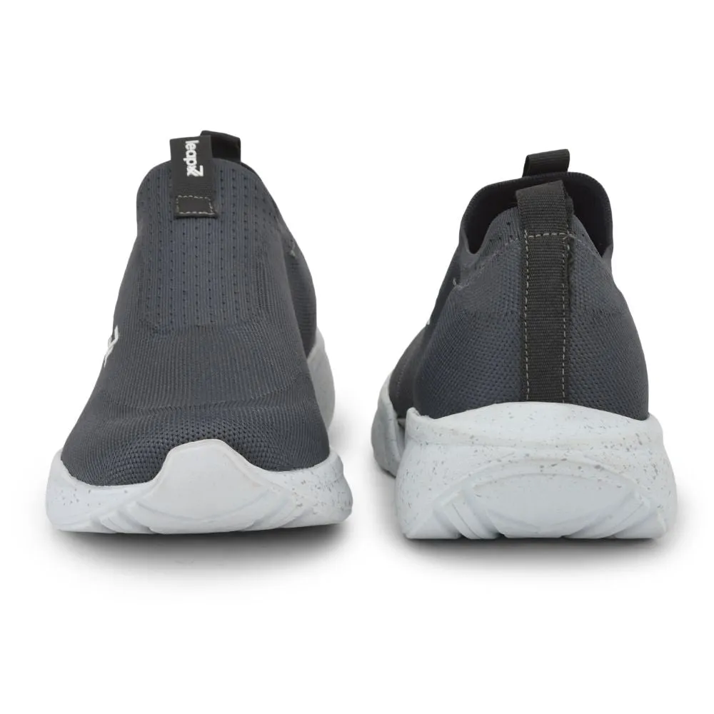 Leap7x Non Lacing Casual Shoes For Men (Grey) ARCHER-3 By Liberty Casual Slipper Shoes