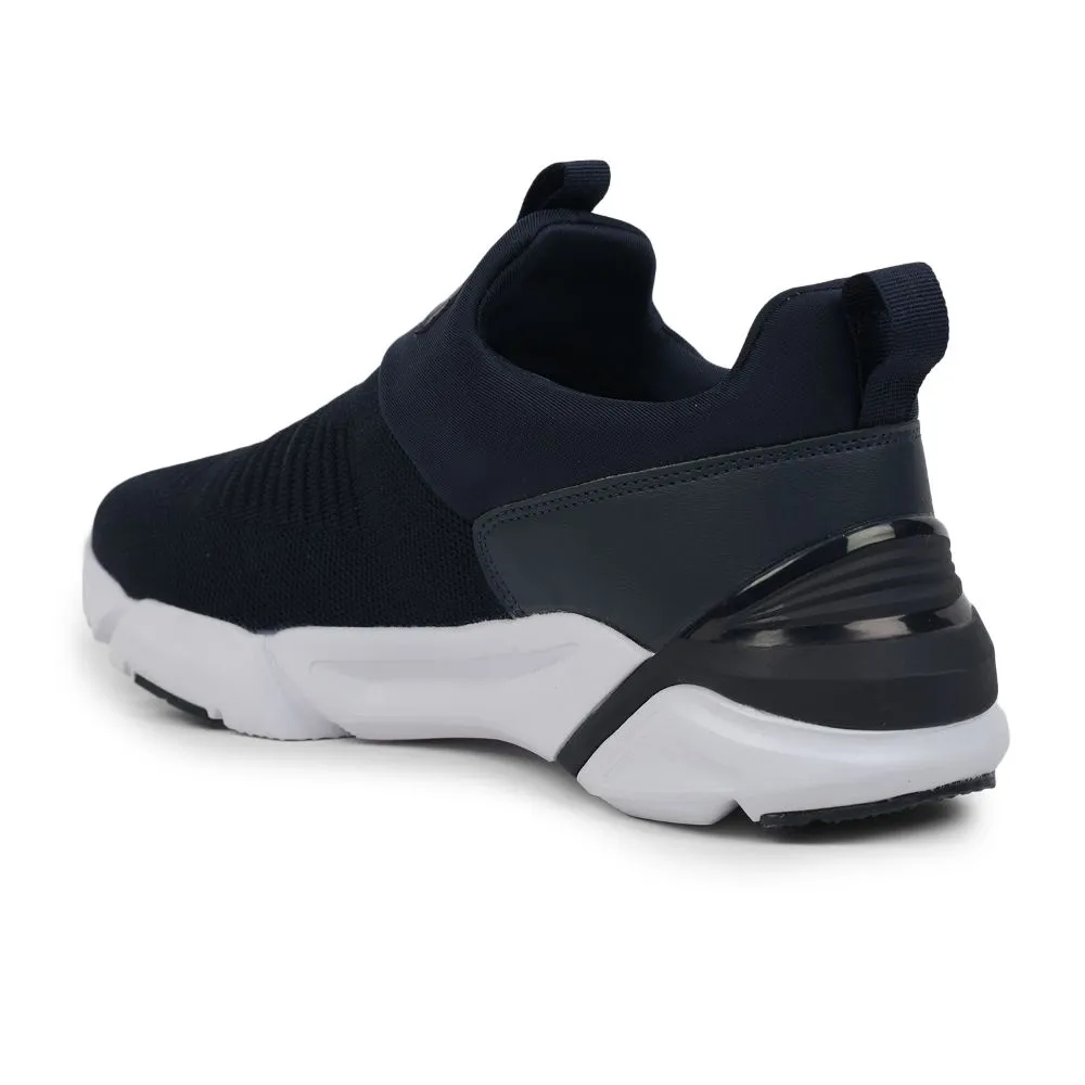 Leap7x Non-Lacing Navy Blue Casual Slip-on Shoes For Men BRISK-01 By Liberty Casual Shoes Low Price Online