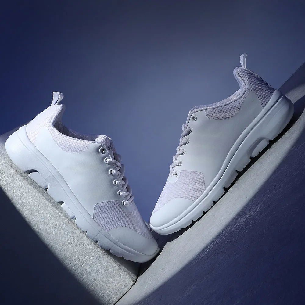 Leap7x White Lacing Casual / School Shoes For Men TRIVSKO-2E By Liberty Mast & Harbour Casual Shoes