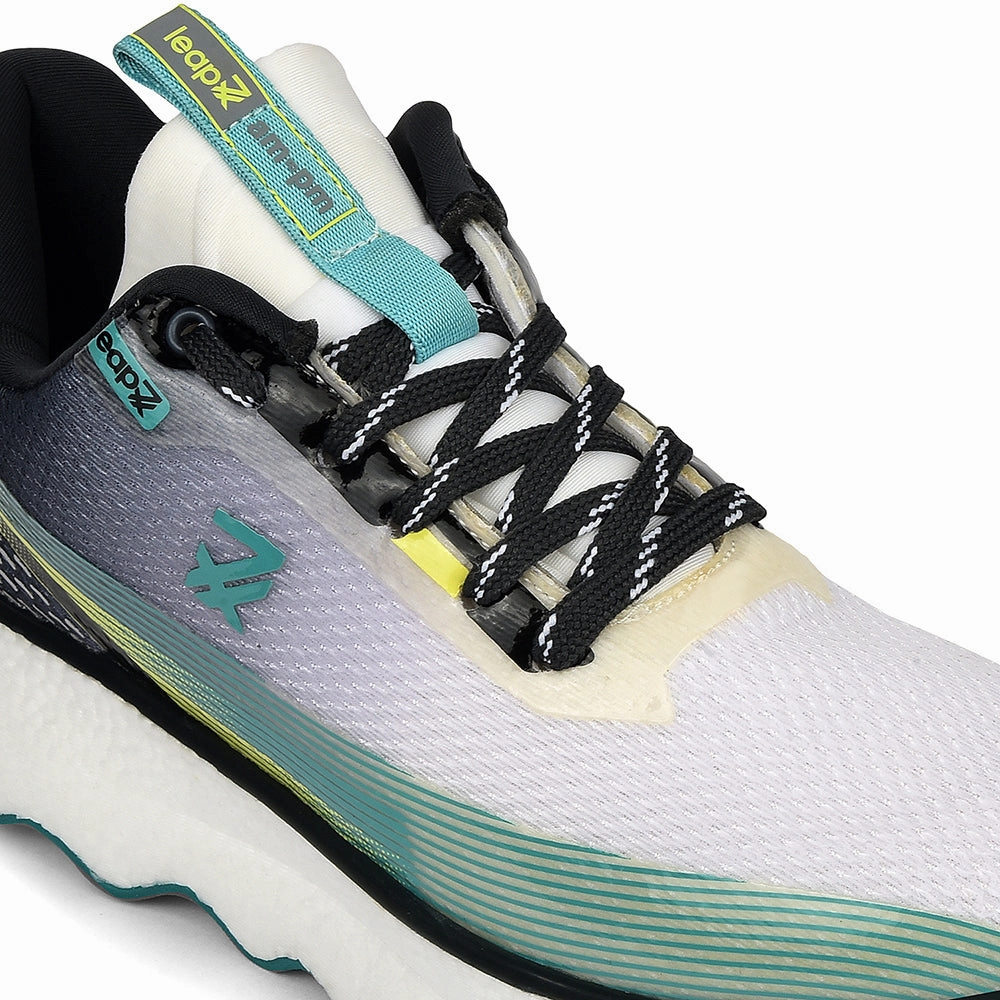 Leap7x Sea Green Sports Lacing Running Shoes For Men GHD-103 By Liberty Running Shoes Pokemon