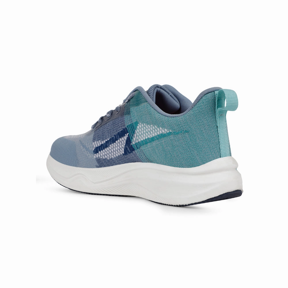 Leap7x Sea Green Sports Lacing Running Shoes For Men GHD-22 By Liberty Stroke Running Shoe