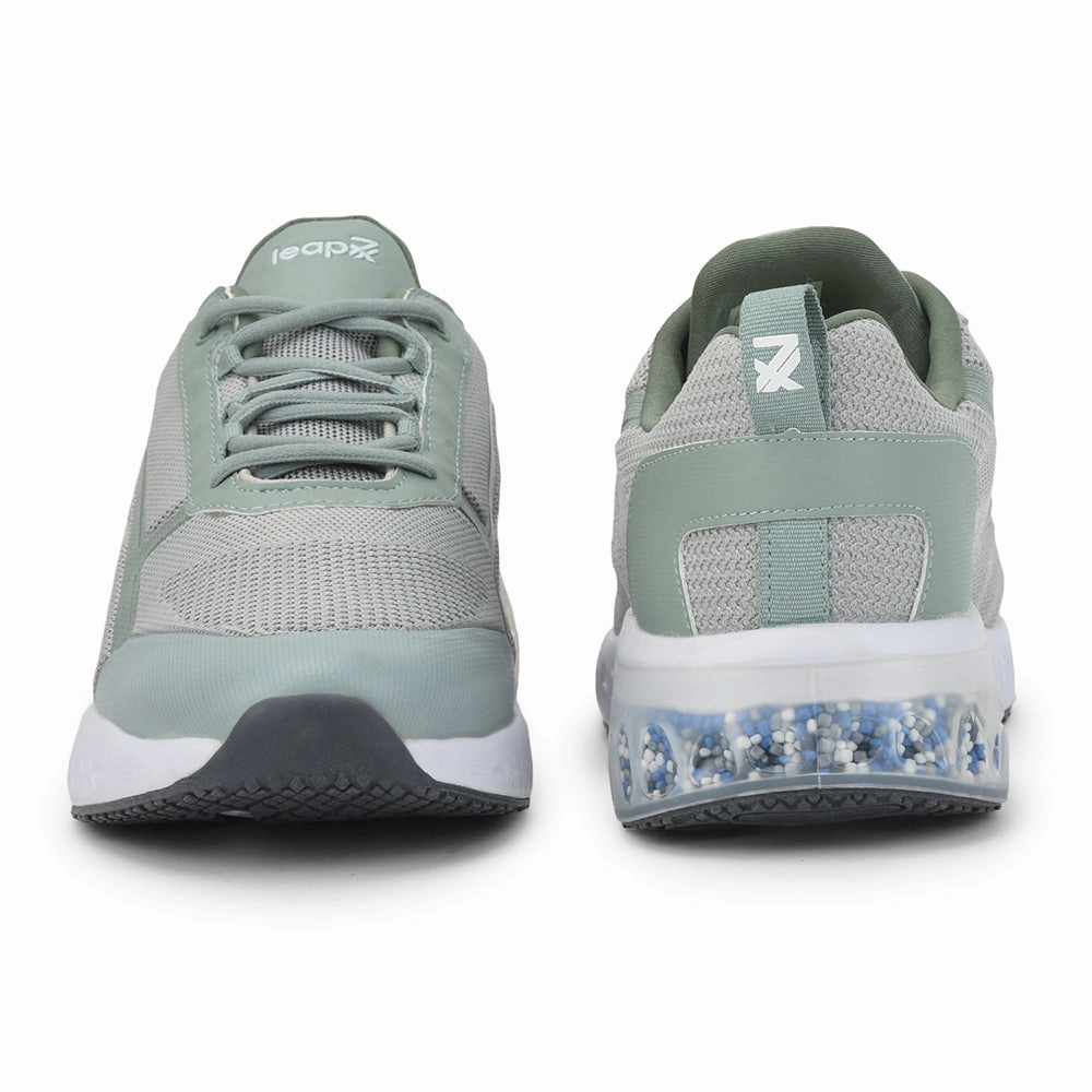 Leap7x Sports Lacing Shoe For Men (L.Grey) STRIKE By Liberty Good Running Shoes Plantar Fasciitis