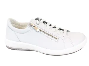 Legero Shoes Tanaro 5 Zip Off-White Sirocco Slip On Casual Shoe