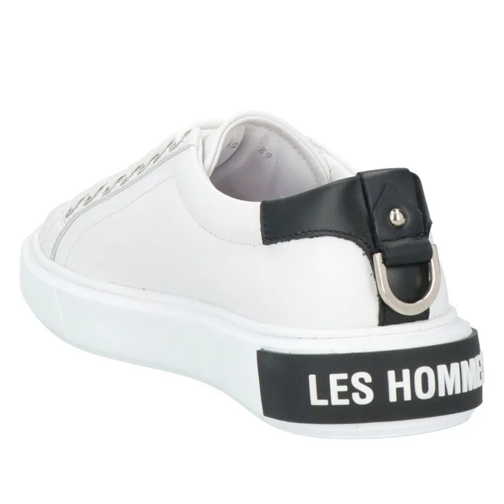 Les Hommes White Calfskin Men Sneaker Veja Suede Sneakers