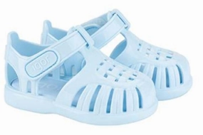 Sandals South Rooms Igor Girl's S10311 Tobby Gloss Sandals - Celeste