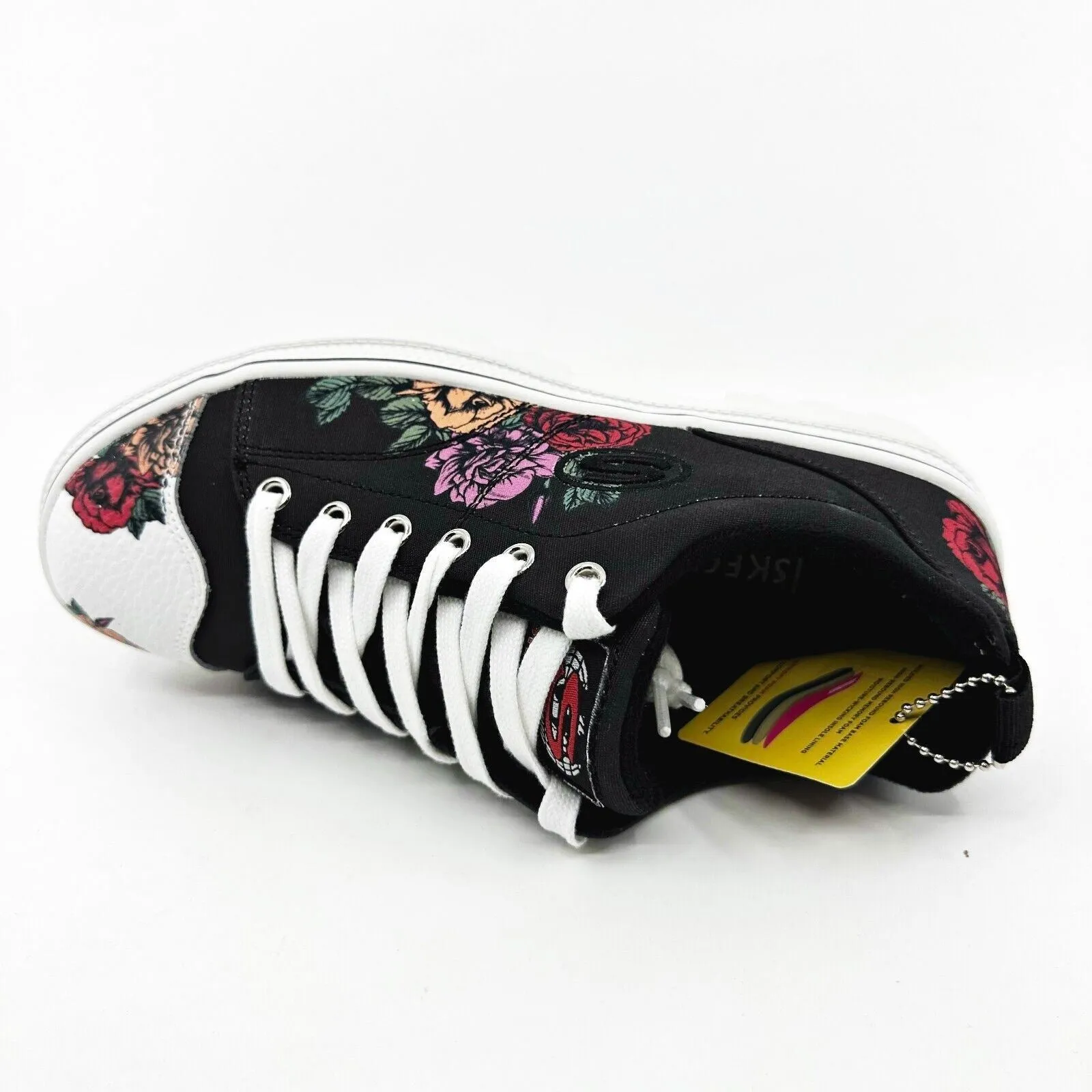 Skate Casual Shoes Skechers Roadies Coffee Time Black Womens Casual Comfort Shoes