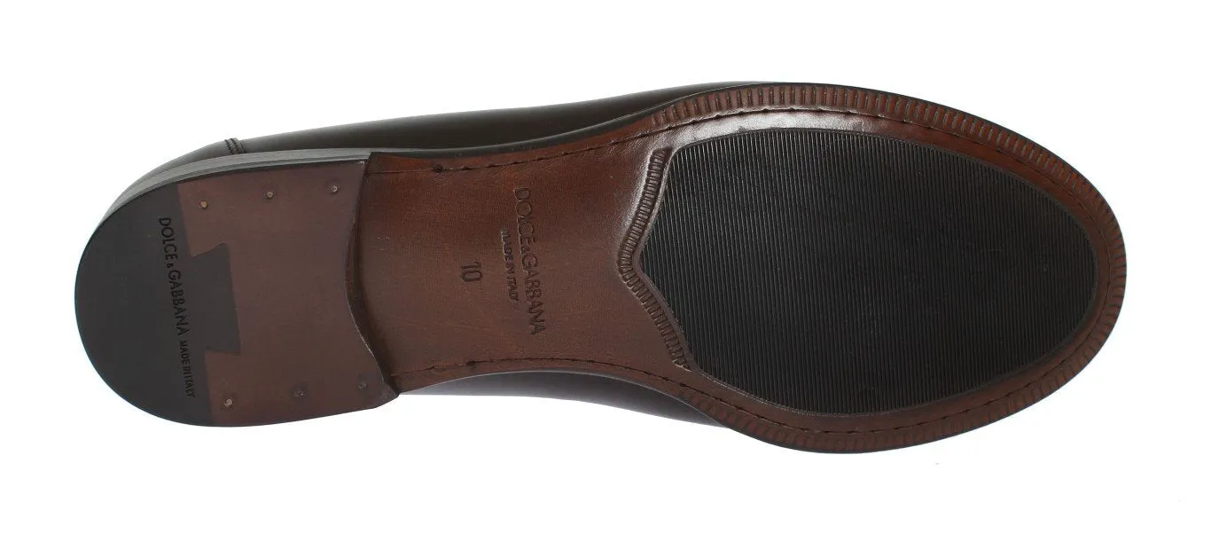 Brown Leather Loafers Shoes Loafers With A Heel