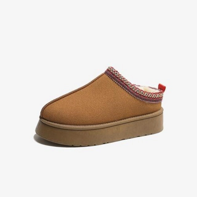 How To Wash Wool Slippers Soft Fur Center-Seam Slippers