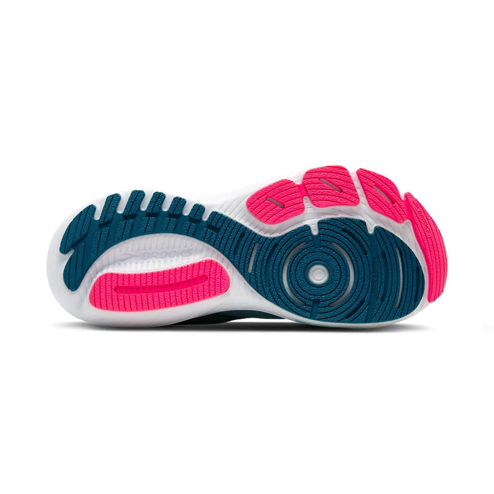 Brooks Glycerin GTS 21 Women's - Moroccan Blue/Aqua/Pink Free Run 2018 Road Running Shoes