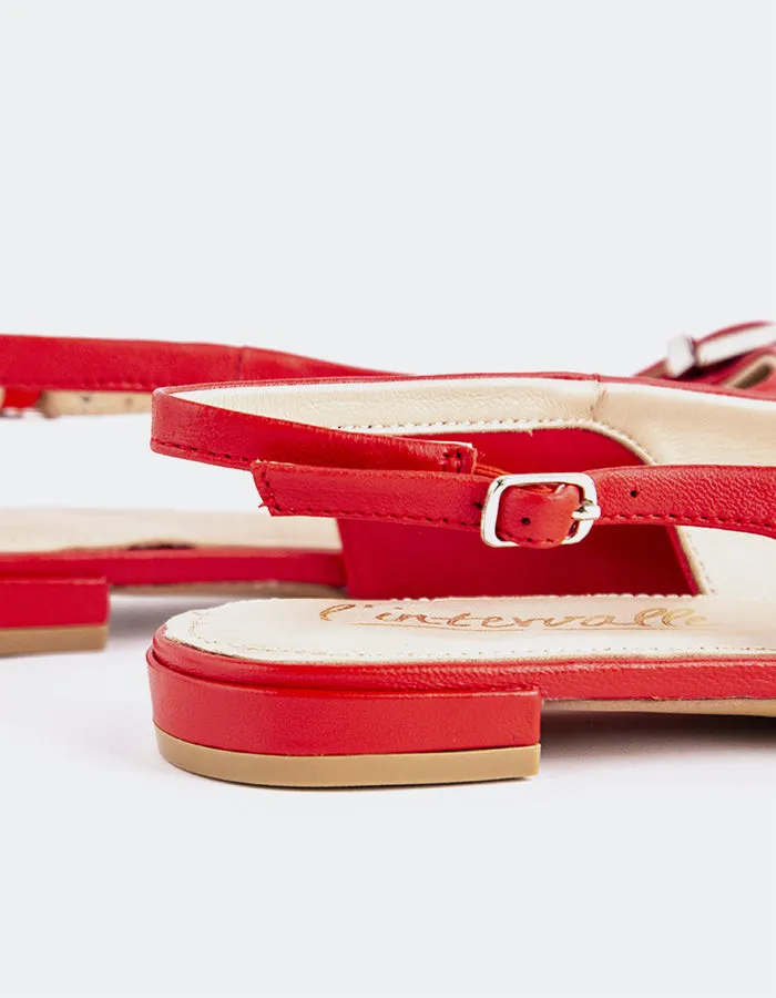 Marken Red Leather Ariat Shoes