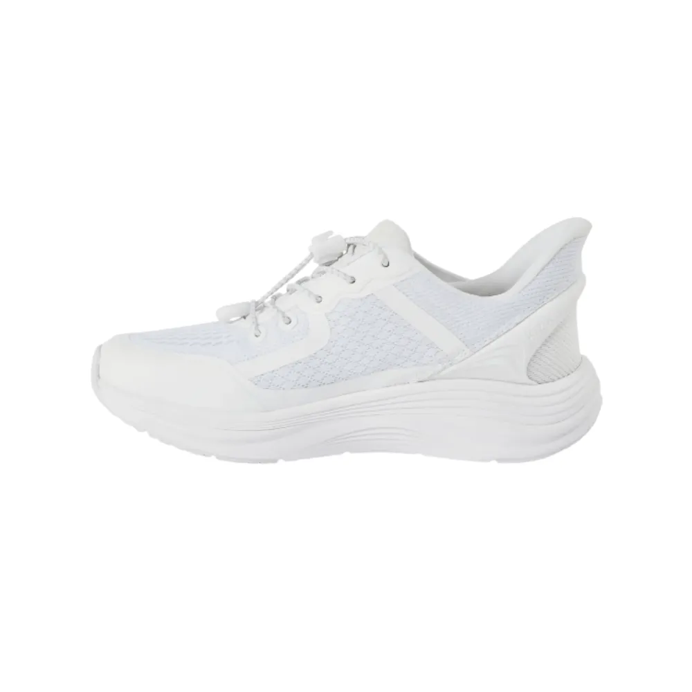 Kizik Womens London Lightweight Breathable Hands-Free Sneaker  White Wallpaper Sneakers