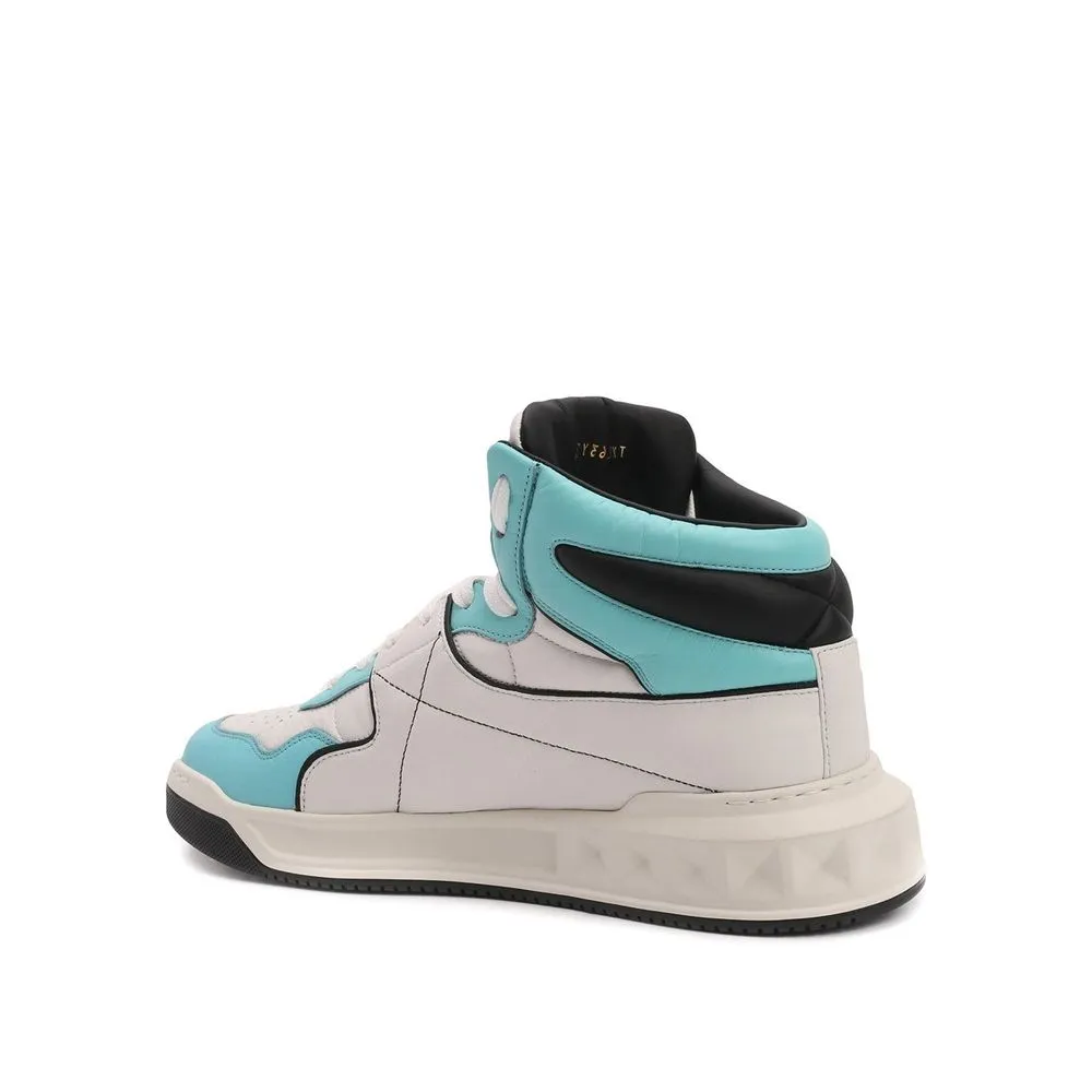 Sorrell Sneakers Valentino Garavani White Calfskin High Top Sneakers