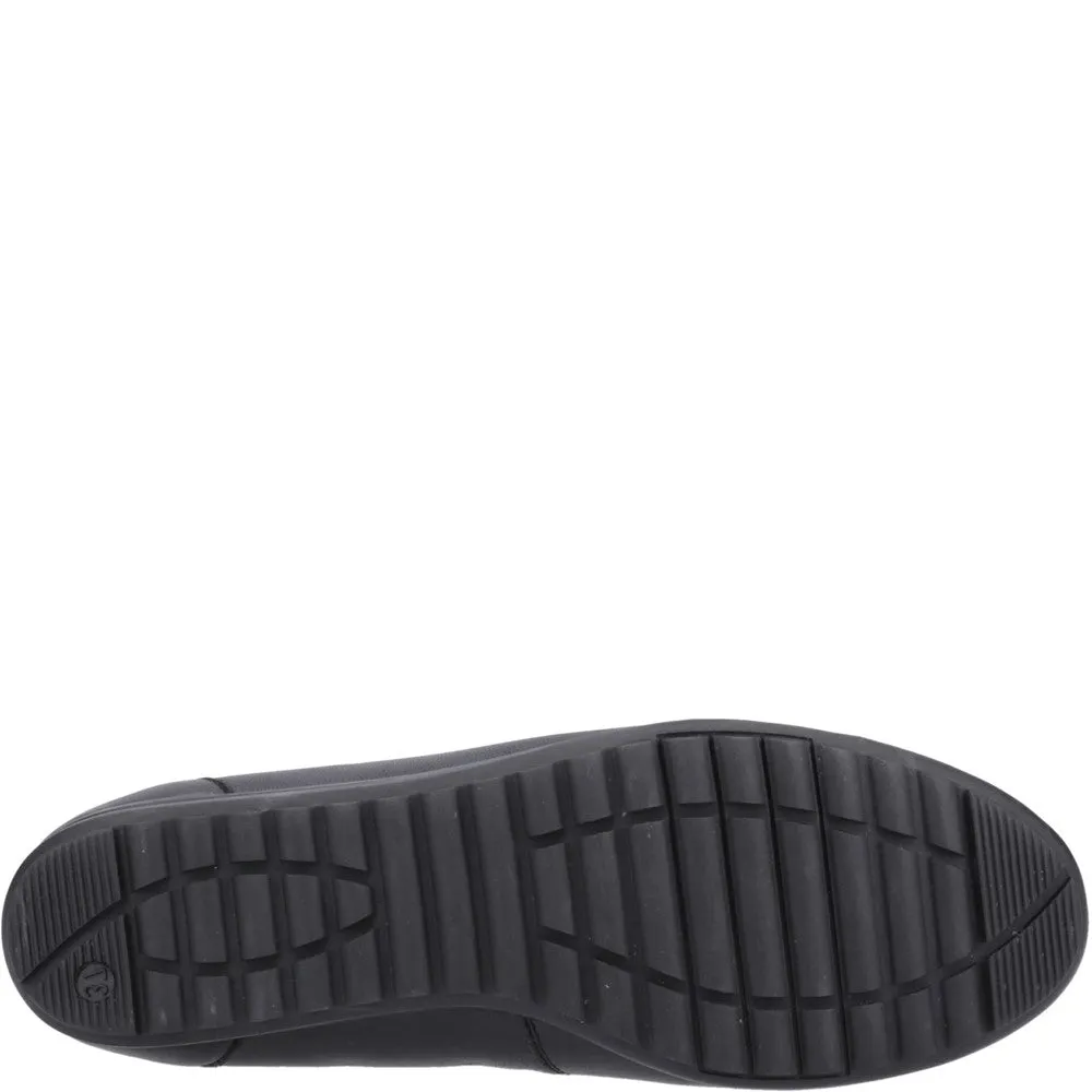 Dc Running Shoes Black Lucille Bow Ballerinas