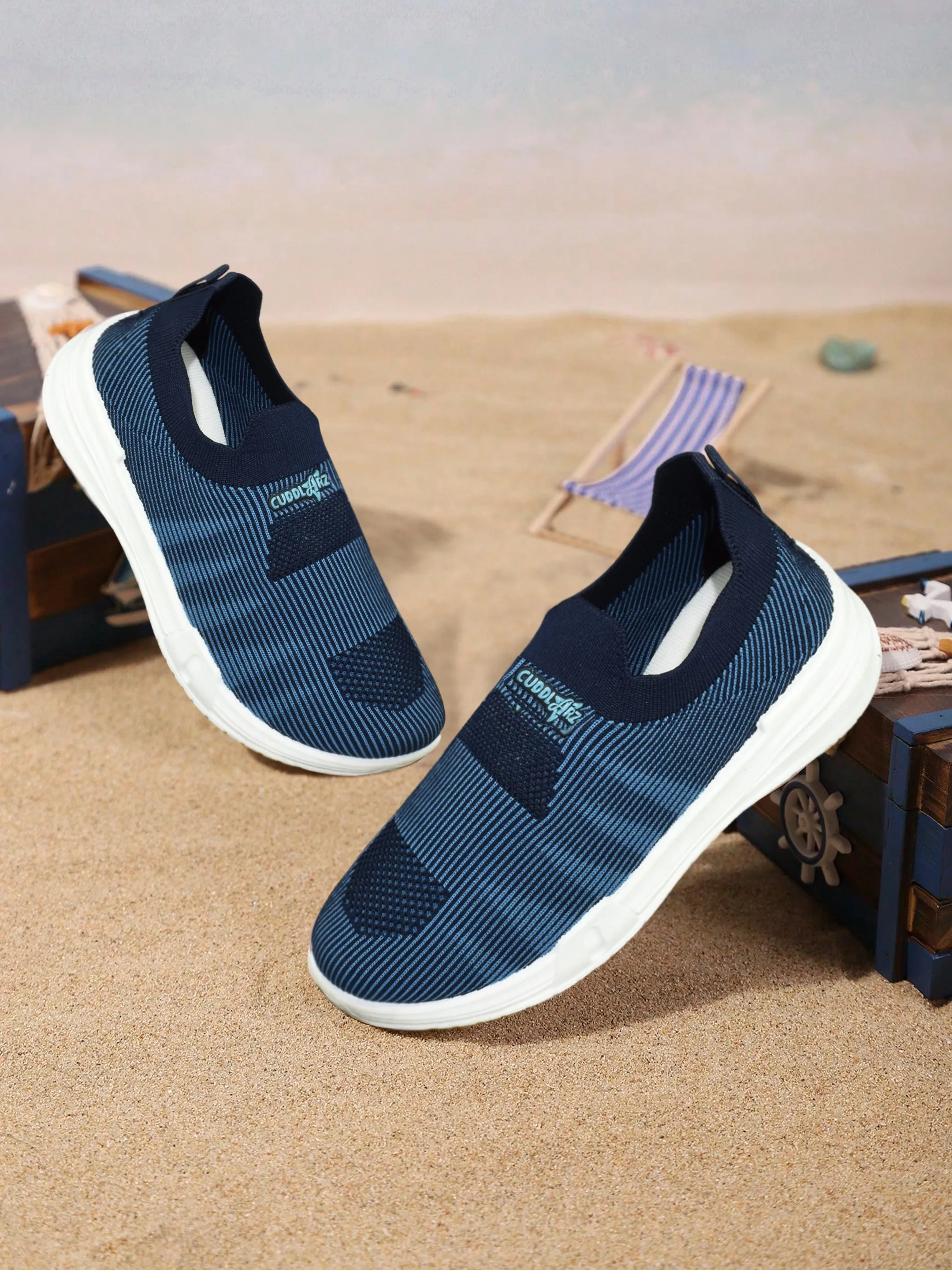 Ajanta Kids Slip-on Sneakers | Breathable| Easy Slip-On | Knitted Upper Lightweight Footwear| Slip-on Casual Shoes for Kids SY0382 Best Casual Shoes For Cold Weather