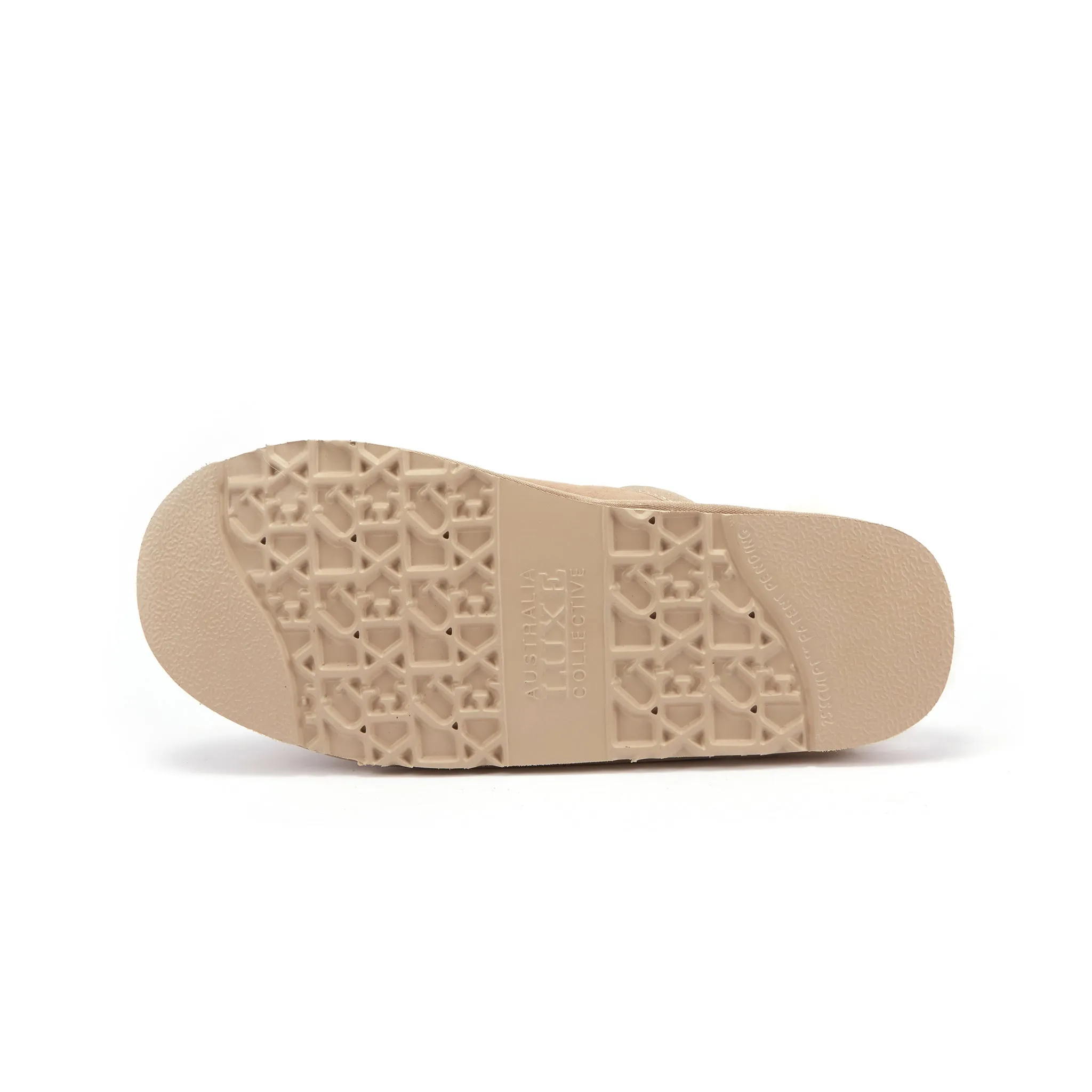 MENS MOOL SAND Crochet House Slippers