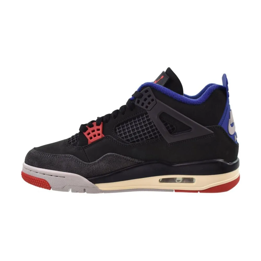 Comfortable Casual Shoe Jordan 4 Retro "Rare Air" Men's Shoes Black/Fire Red fv5029-003