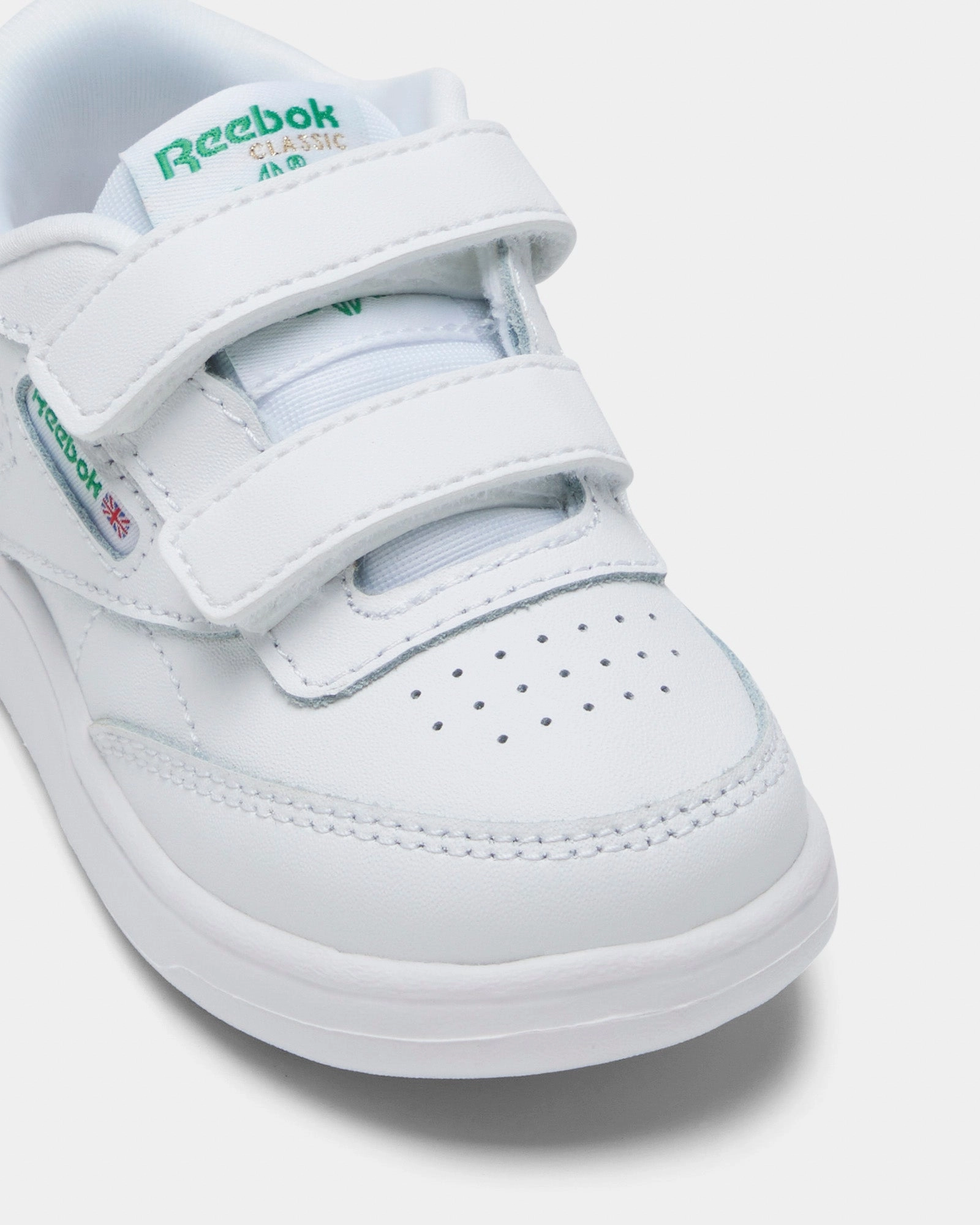 Club C Shoes White/Glen Green/Vector Blue Sneakers With Ankle Support