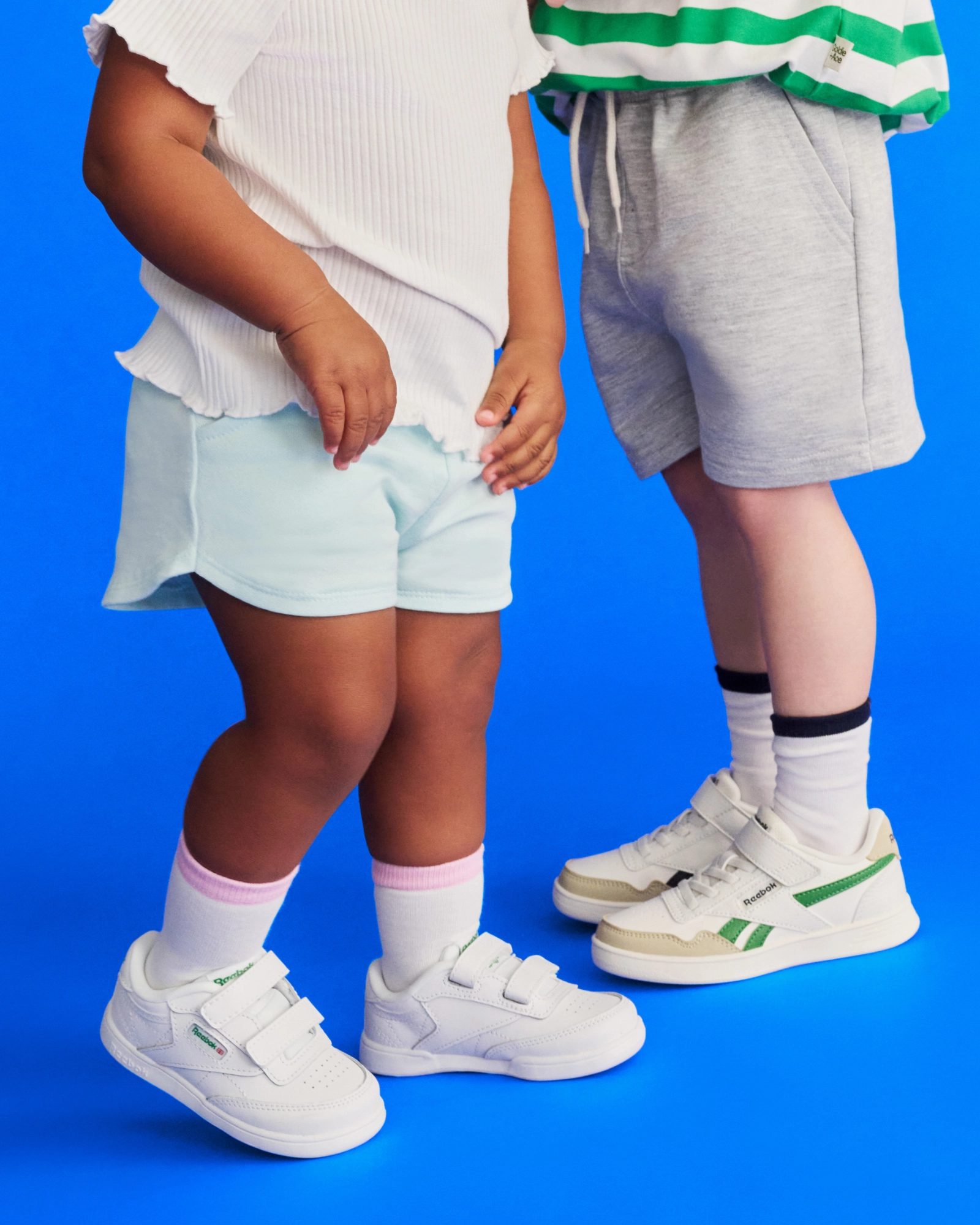 Club C Shoes White/Glen Green/Vector Blue Best Walking Sneakers For Bunions