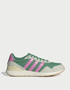 Run 60S 4.0 Shoes - Semi Court Green/Bliss Pink/Warm Vanilla Adidas Masters Golf Shoes