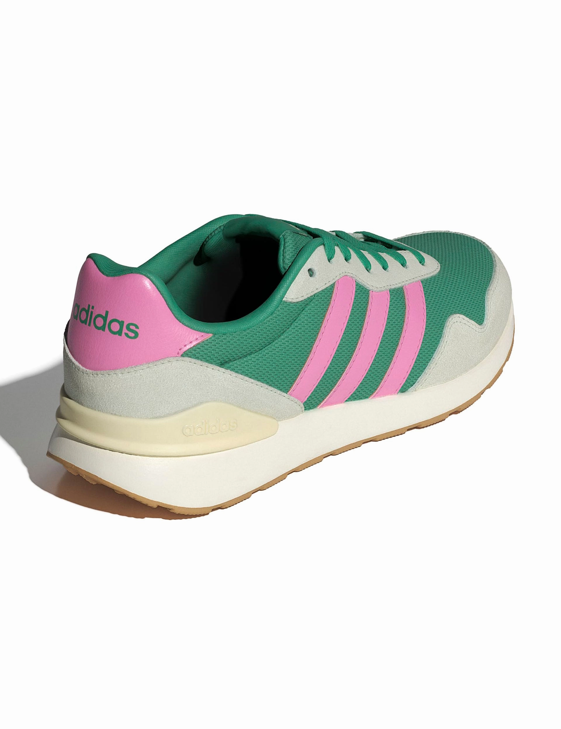 Adidas Sl 72 Rtn Shoes Run 60S 4.0 Shoes - Semi Court Green/Bliss Pink/Warm Vanilla