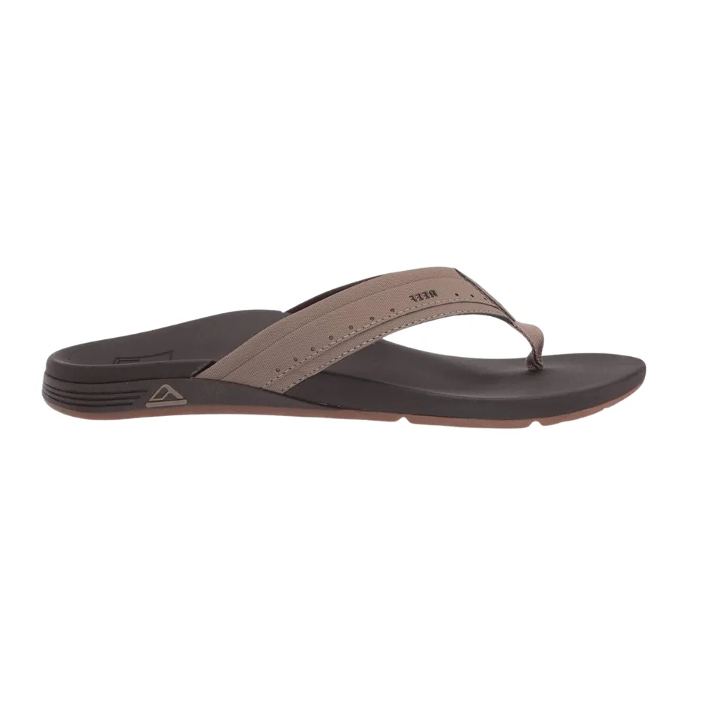Reef Men's Ortho Spring Brown Lightweight Flip Flop -RF0A3YKSBRO Slippers With Rubber Soles
