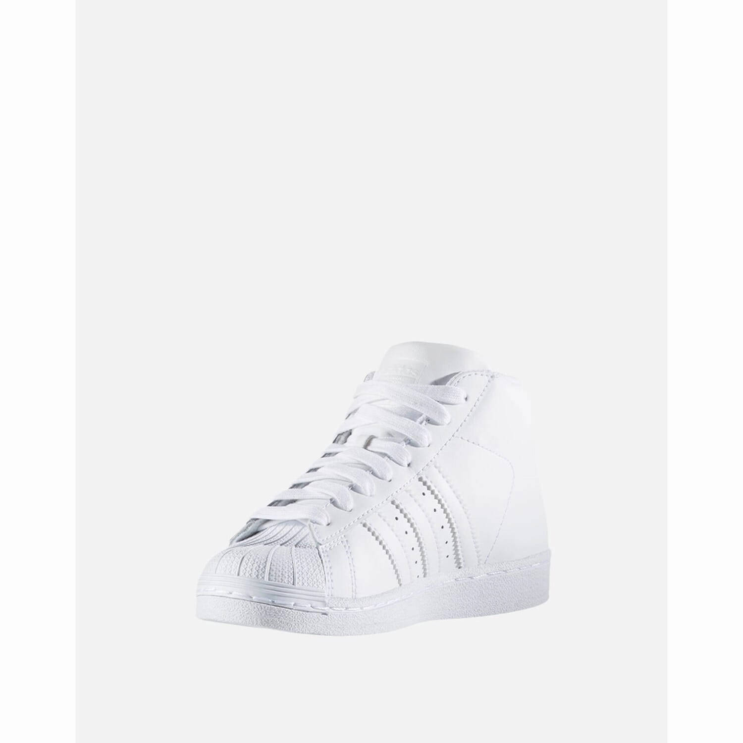 Adidas Pro Model C White/White-White  BY4393 Pre-School Adidas Pull On Shoes